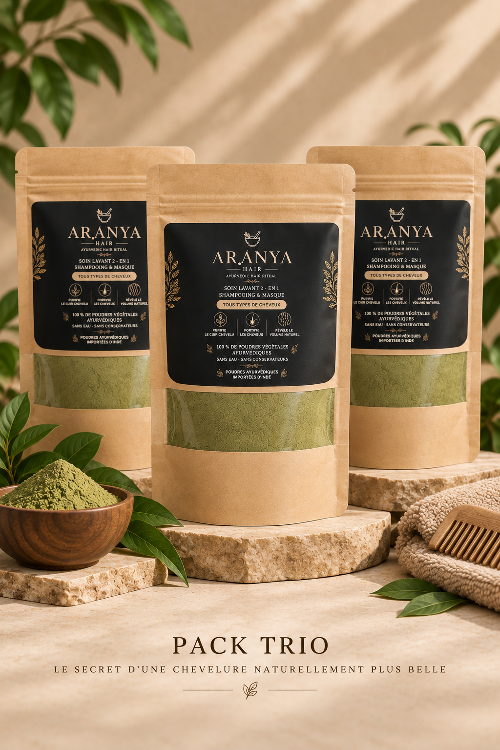 Root Health Ritual — Soin lavant & masque ayurvédique
