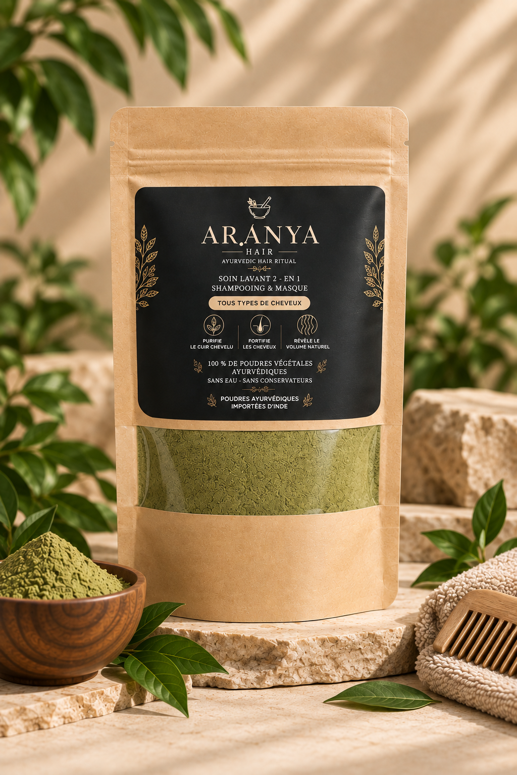 Root Health Ritual — Soin lavant & masque ayurvédique